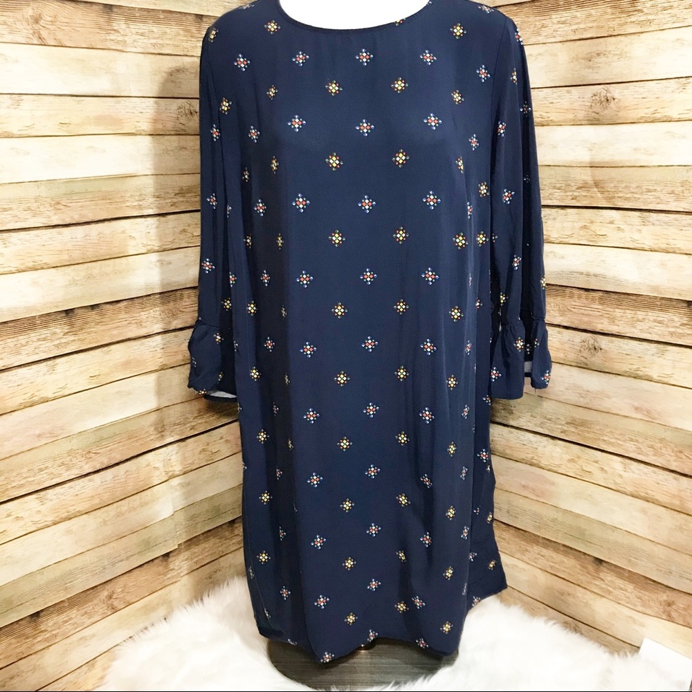 Old Navy blue long sleeve dress